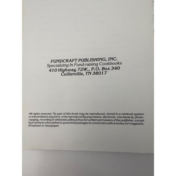 Treasured Recipes From The Kitchen Of Mural E. Fisk Spiral-Bound Cookbook 1990s - Picture 6 of 16